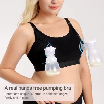 Imagem de Sutiã Pumping Bra Momcozy Pumping Bra Hands Free, pacote com 2 unidades