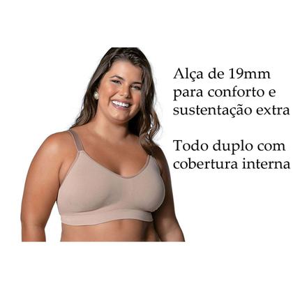 Imagem de Sutiã Reforço Ultraleve Plus DeMillus 061156 Veste 48 a 52