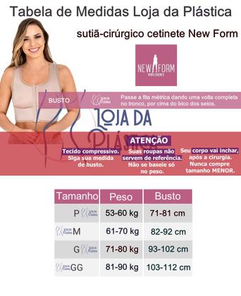 Imagem de Sutiã Regata Pós-operatório Plástica Mamoplastia New Form