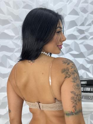Imagem de Sutiã sem alça em renda e fecho frontal Beatriz