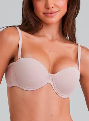 Imagem de Sutiã sem alça Nayane ST 01 07 0001 Com Bojo e Aro Poliamida T. P/40 GG/46