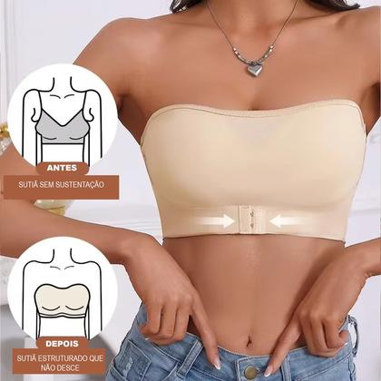 Imagem de Sutiã sem alça Sem Alça Sem Costura Reforçado