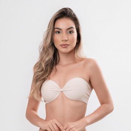 Imagem de Sutiã sem alça Sem Alças Com Bojo Alta Sustentação Liso Confortável