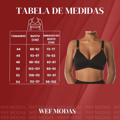 Imagem de Sutiã sem Bojo Olimpo Bourbon Demillus Confortável Plus Size