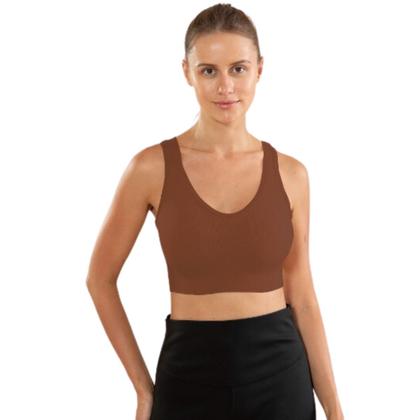 Imagem de Sutiã Sem Costura Top Invisível Reforçado Confortável