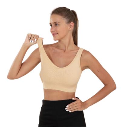 Imagem de Sutiã Sem Costura Top Invisível Reforçado Confortável