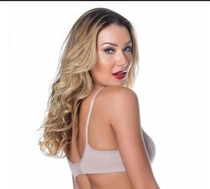 Imagem de Sutiã Silicone Aumenta Seios Bojo 3d Push Up Magico CHOCOLATE G 