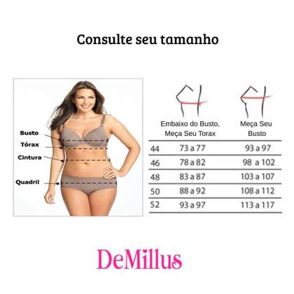 Imagem de Sutiã Sustentação Cetinete DeMillus 64905 Taça C