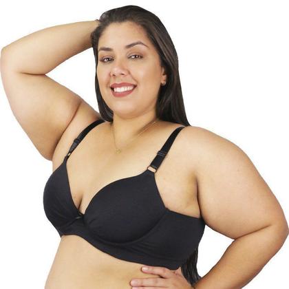Imagem de Sutiã Sustentação Plus Size Bojo Liso Nayane Rodrigues