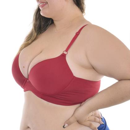 Imagem de Sutiã Sustentação Plus Size Bojo Liso Nayane Rodrigues