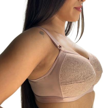 Imagem de Sutiã Sustentação Reforçado Sem Aro Sem Bojo Tamanho Grande