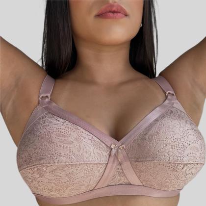 Imagem de Sutiã Sustentação Reforçado Sem Aro Sem Bojo Tamanho Grande