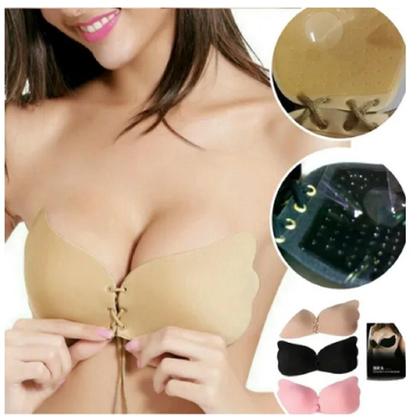 Imagem de Sutiã Top Adesivo Invisível Levanta Seio Push Up Silicone