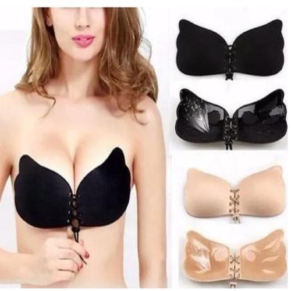 Imagem de Sutiã Top Adesivo Invisível Levanta Seio Push Up Silicone