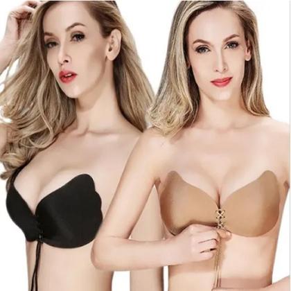 Imagem de Sutiã Top Adesivo Invisível Levanta Seio Push Up Silicone