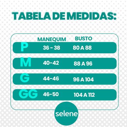 Imagem de Sutiã Top Básico Adulto Selene Modelo Sem Bojo Com Alças Reguláveis