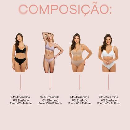 Imagem de Sutiã Top Daily Sem Costura Com Bojo Trifil Reforçado