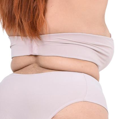 Imagem de Sutiã Top Decote Plus Size Reforçado Sem Alças Com Aro e Bojo Corpo Nú - Corpo Nu