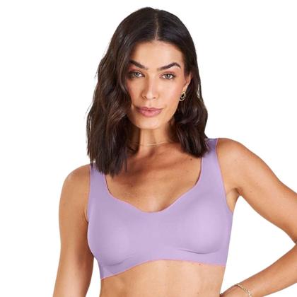 Imagem de Sutiã Top Laser com Bojo Removível Termofusionado Sem Costura 