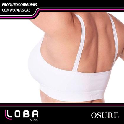 Imagem de Sutiã Top Lupo Alta Sustentação Soutien Sem Bojo Sem Costura Microfibra Confortável P/ Academia