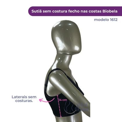 Imagem de Sutiã Top Pós-cirúrgico Sem Costura Fecho Nas Costas Biobela