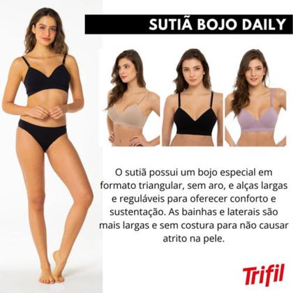 Imagem de Sutiã Triangulo Com Bojo Sem Costura Daily Reforçado Trifil