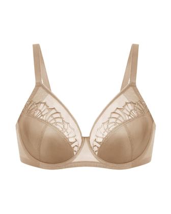 Imagem de Sutiãs Minimizer HSIA com cobertura total bordados em tamanho grande