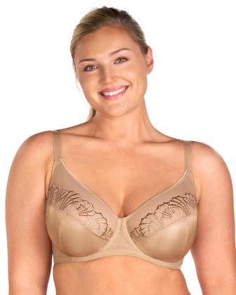 Imagem de Sutiãs Minimizer HSIA com cobertura total bordados em tamanho grande