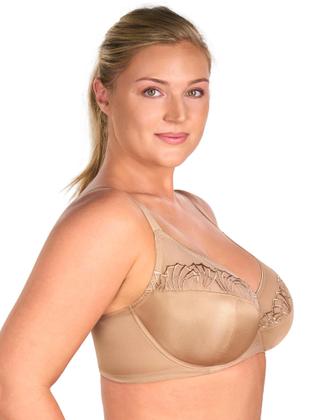 Imagem de Sutiãs Minimizer HSIA com cobertura total bordados em tamanho grande