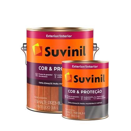 Imagem de Suvinil esmalte premium cor e proteção bril areia 3,6l