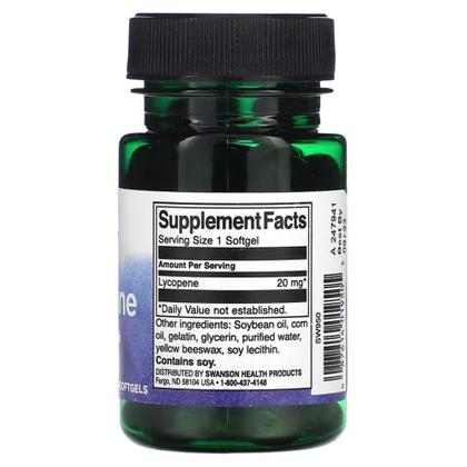 Imagem de Swanson Licopeno 20 Mg  60 Cápsulas Softgel