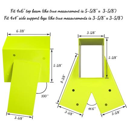 Imagem de Swing Set Brackets Highpro A-Frame 2 Swing Set com hardware