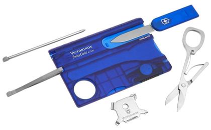 Imagem de Swisscard Suiço 13 funções Victorinox Lite Azul Translúcido 0.7322.T2