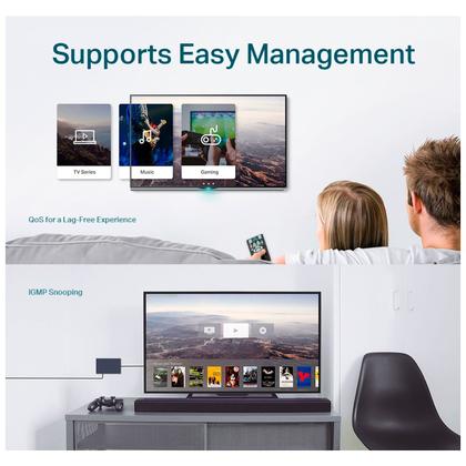 Imagem de Switch 16 Portas 10/100/1000 Gigabit Easy Smart TL-SG116E TP Link