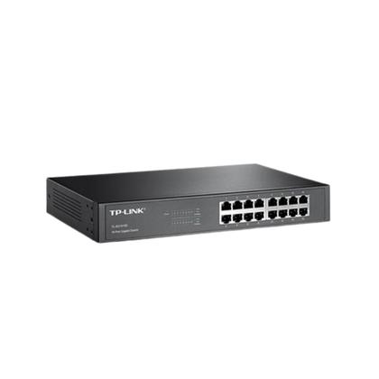 Imagem de Switch 16 Portas TP-Link Gigabit 10/100/1000 Mbps Rack/Desk - TL-SG1016D