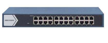 Imagem de Switch 24 portas 10/100/100 gigabit nao gerenciavel  hikvision ds-3e0524-e(b) r.31013
