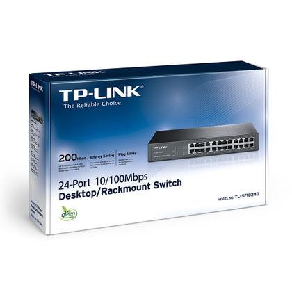 Imagem de Switch 24 Portas TP-LINK TL-SF1024D 10/100 MBPS