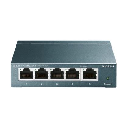 Imagem de Switch 5 Portas 10/100/1000 Gigabit Mesa TL-SG105 TP Link