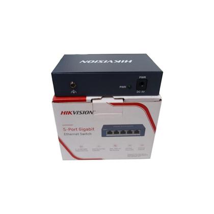 Imagem de Switch 5 Portas Gigabit Hikvision Ds-3E0505-E-5 Pt Unmanage