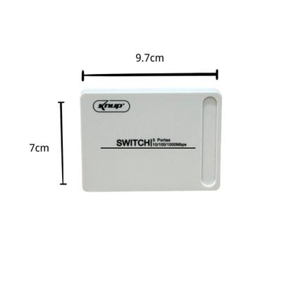 Imagem de Switch 5 Portas Gigabit Hub Para Internet Lan Rede Fast Rj45 - KNUP