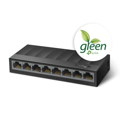 Imagem de Switch 8 Portas Gigabit 10/100/1000Mbps TL-LS1008G - TP-Link