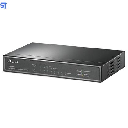 Imagem de Switch 8 Portas Gigabit Com 4 Portas Poe Tp-Link- Tl-Sg1008P