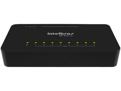 Imagem de Switch 8 Portas Intelbras SF 800 Q+ - 10/100Mbps