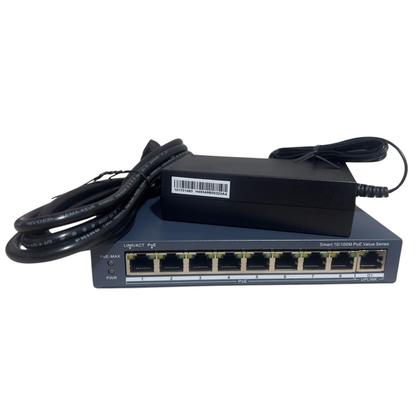 Imagem de Switch 8 Portas Poe 10/100 Ds-3e1309p-ei/m Hikvision