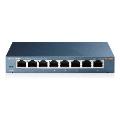Imagem de Switch 8 Portas TP-link 10/100/1000 Gigabit - TL-SG108