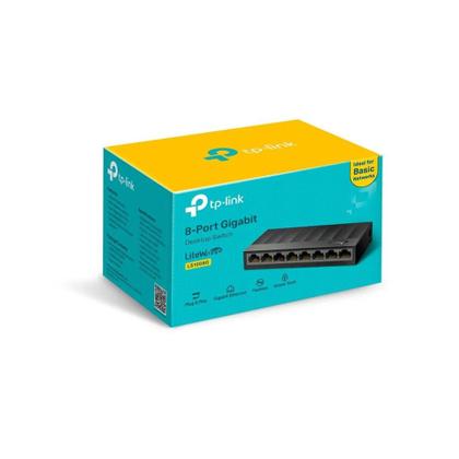 Imagem de Switch 8 Portas Tp-Link LS1008G Gigabit 10/100/1000