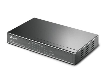 Imagem de Switch 8 portas TP-LINK TL-SG1008P 4 Portas POE  Gigabit 10/100/1000Mbps Rack