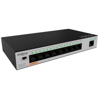 Imagem de Switch 9 Portas Fast Ethernet SF 900 HI POE+ Intelbras