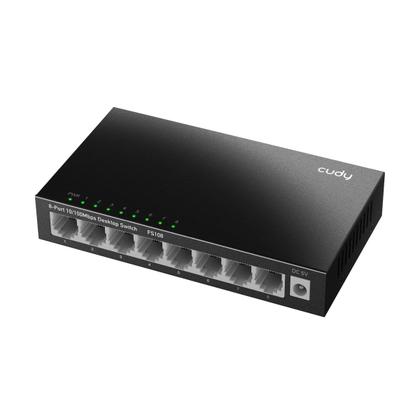 Imagem de Switch cudy de mesa 8 portas 10/100 fs108d v3.0