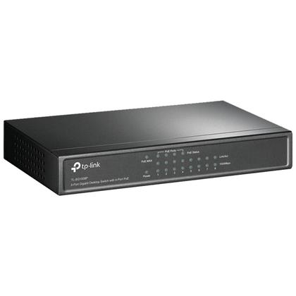 Imagem de Switch De Mesa Gigabit 8 Portas (4 Portas Poe) Tl-Sg1008P S